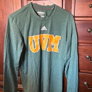 University of Vermont Adidas aeroknit long sleeve shirt…. never worn.